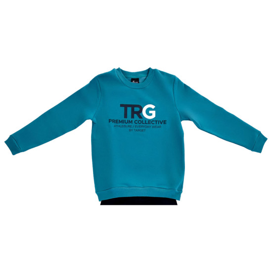 Target Παιδικές φόρμες σετ Crewneck & Cuffed Pants Fleece "TRG" Target Παιδικές φόρμες σετ Crewneck & Cuffed Pants Fleece "TRG"